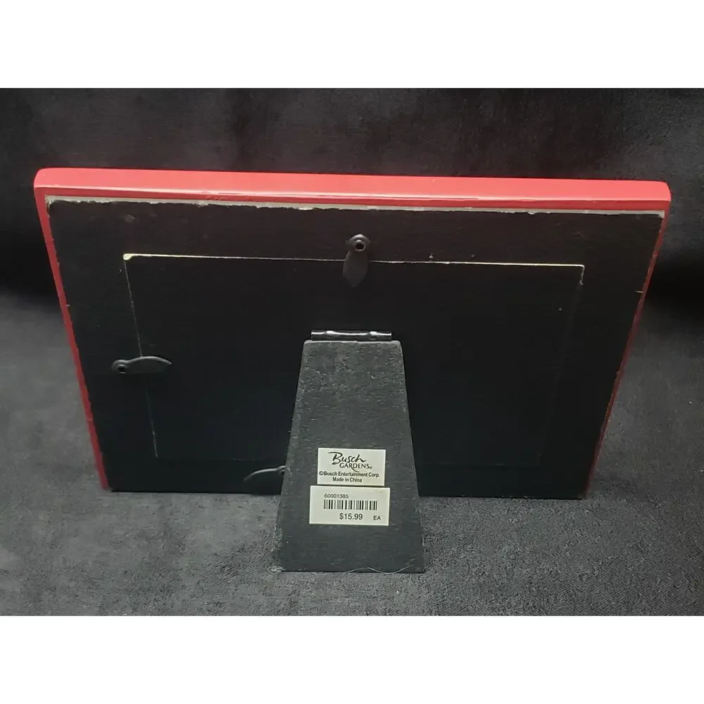 Sheikra Busch Gardens Red & Blue 4x6 Picture Frame Holder - Roller Coaster